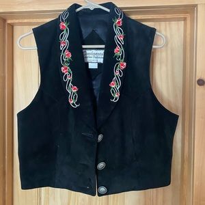 Vintage leather vest. Size M.